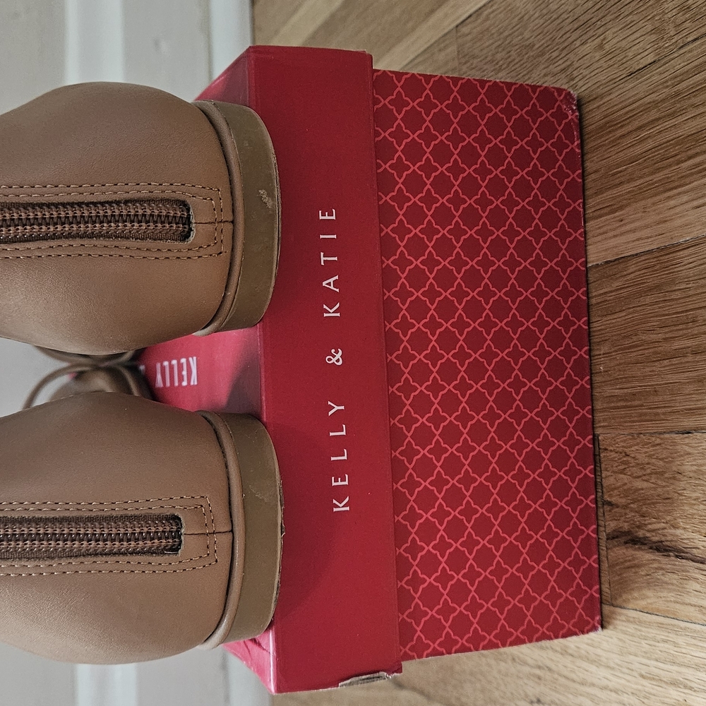Kelly & Katie Tan Ankle Strap Sandals - Picture 3 of 8